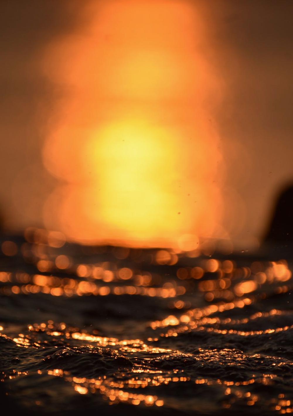 There on the line of the sun everything looks different
